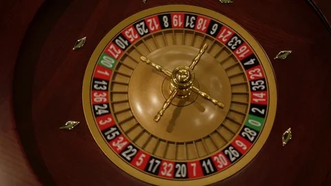 Roulette Wheel Spinning Stock Footage 71114934