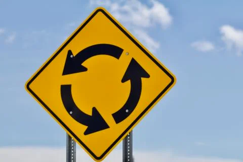 Round About Left Foto stock