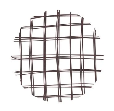 Round abstract hand drawn pattern Vector Stock Illustration