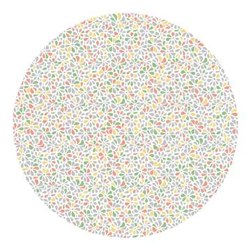 A round abstract vector background consisting of beautiful gray drops. Stock Illustration