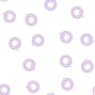 Round arrow glyph seamless pattern Stock Illustration