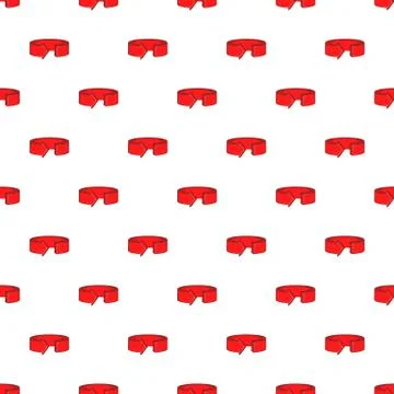 Round arrow pattern, cartoon style Stockillustratie