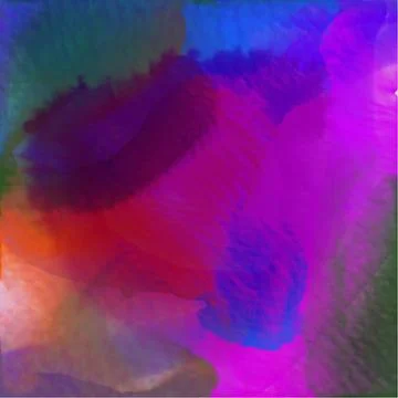 Round background. Drawn rings abstract watercolor background. Color summer sp Illustrazione stock