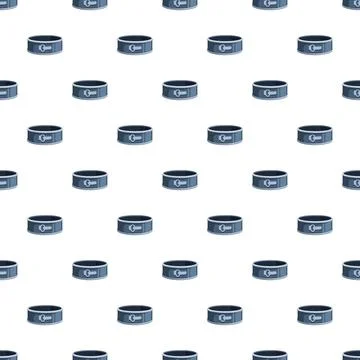 Round baking springform cake molds seamless pattern Stock Illustration