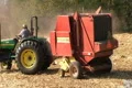 Round Baler in Action Footage