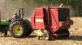 Round Baler in Action HD Footage