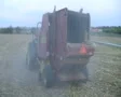 Round Baler at Dusk SD Footage