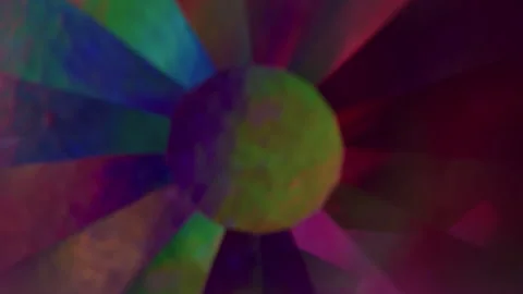 Round ball blur light circle lens flare glare neon Stock Footage 342434013