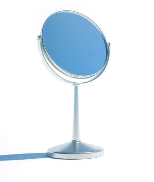 Round beauty mirror Stock Illustration