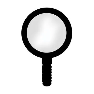 Round Bicycle Mirror Stock Illustration