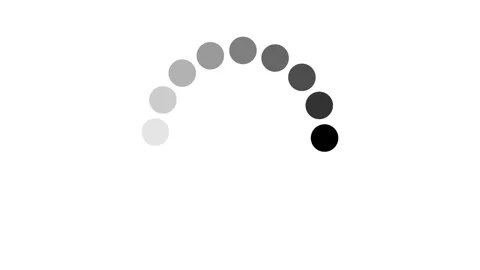 Round black loading animation Stock Footage 313376746