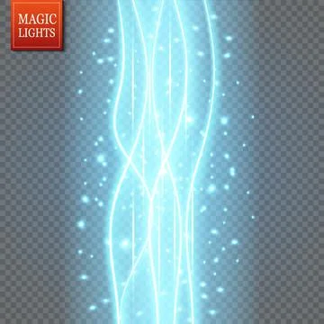 Round blue glow rays night scene with sparks on transparent background. Empty 스톡 일러스트