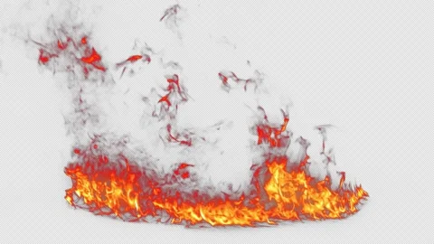 Round Bonfire Stock Footage 288842439