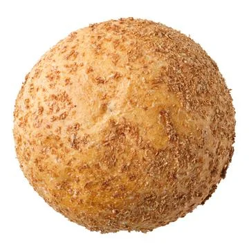 Round bran wheat bread Stock Photos