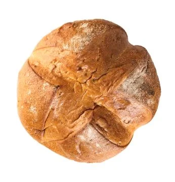 Round bread close-up Stock-Fotos