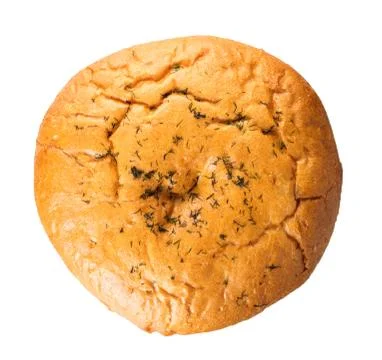 Round bread close-up Foto stock