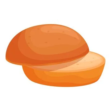 Round bread loaf being sliced for toast or sandwich Illustrazione stock