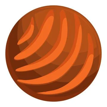 Round bread loaf showing baking stripes texture close up 库存插图