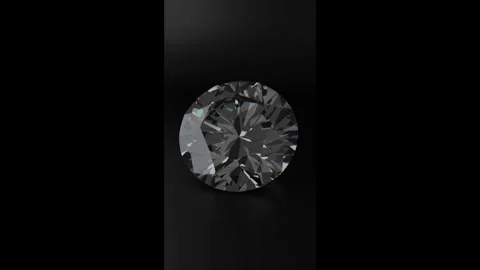 Round brilliant shape diamond Stock Footage 279987947