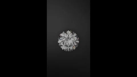 Round brilliant shape diamond Stock Footage 279987952