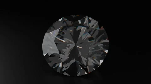 Round brilliant shape diamond Vidéo 284048178