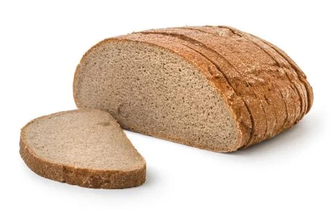 Round brown bread Stock Photos