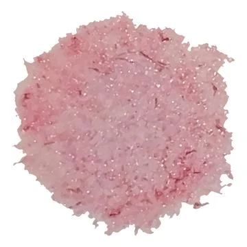 Round brush with glitter vector pink isolated Stock Illustration