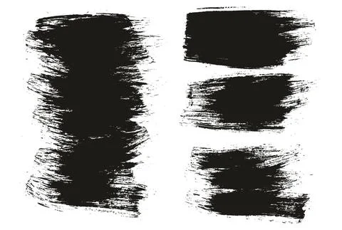 Round Brush Regular Long Background Mix Artist Brush High Detail Abstract Vector イラスト素材