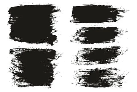 Round Brush Regular Long Background Mix Artist Brush High Detail Abstract Vector 스톡 일러스트