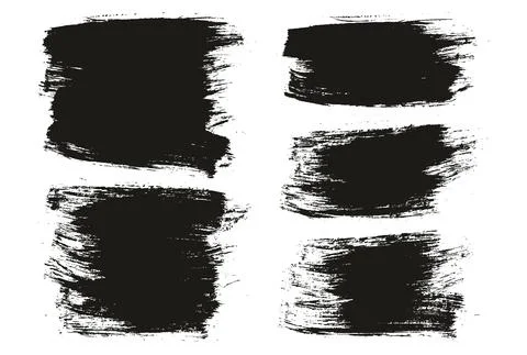 Round Brush Regular Long Background Mix Artist Brush High Detail Abstract Vector Illustrazione stock