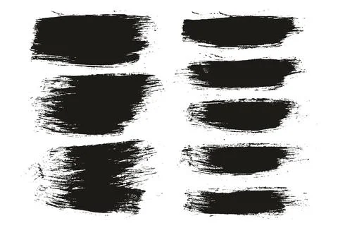 Round Brush Regular Long Background Mix Artist Brush High Detail Abstract Vector 스톡 일러스트