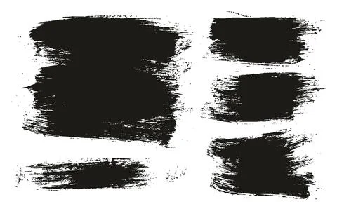 Round Brush Regular Long Background Mix Artist Brush High Detail Abstract Vector Illustrazione stock