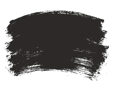 Round Brush Thin Curved Background Artist Brush High Detail Abstract Vector Illustrazione stock