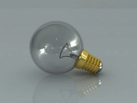 Round bulb Stock Illustration