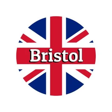 Round button Icon of national flag of United Kingdom of Great Britain. Union Stock Illustration
