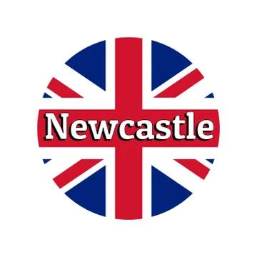 Round button Icon of national flag of United Kingdom of Great Britain. Union Stock Illustration