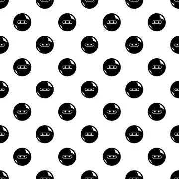 Round button pattern seamless Stock Illustration