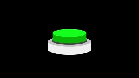 Round Button Press Animation Green Screen Icon 4K Stock Footage 334785845