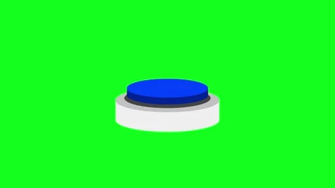 Round Button Press Animation Green Screen Icon 4K Stock Footage 334785856
