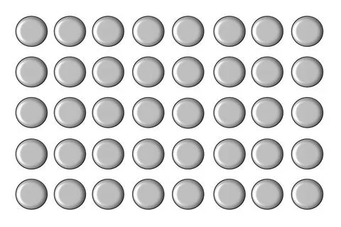 Round Button series, Unlabeled gray Round Button series Button Set Unlabel... Stock Photos