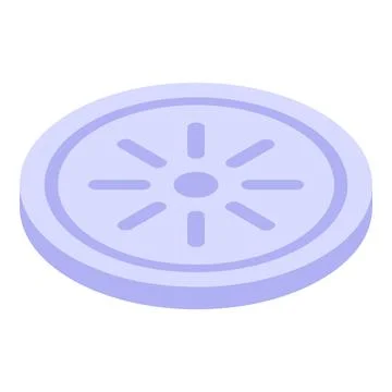 Round button showing loading status with eight spokes icon Ilustración de archivo