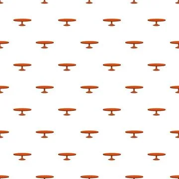 Round cake stand table pattern repeating background イラスト素材
