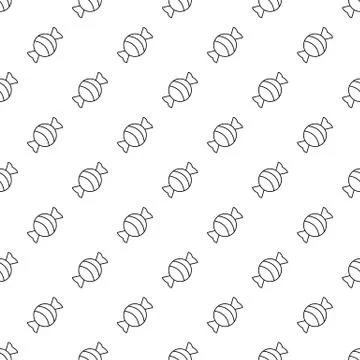 Round candy pattern vector seamless 스톡 일러스트