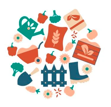 Round card Stock Illustration