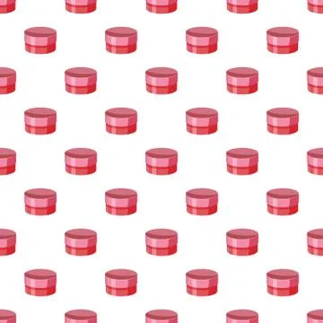 Round cardboard box pattern Illustrazione stock