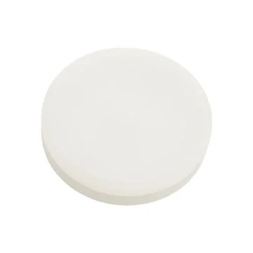 Round ceiling light lamp isolated on white background. Modern LED lighting fi Stock-Fotos