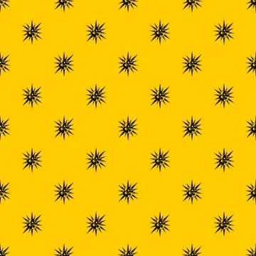 Round cell virus pattern vector Stock Illustration