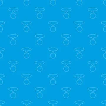 Round chandelier pattern vector seamless blue 스톡 일러스트