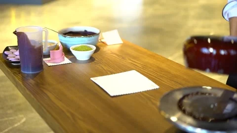 Round chocolate cake Stock Footage 167587144