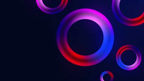 Round Circle Glow abstract background Stock Footage 201984812